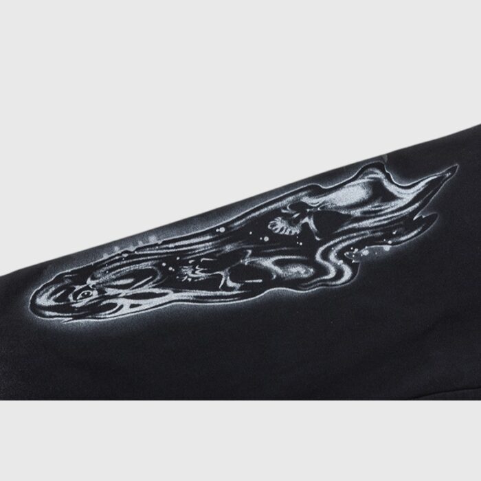 Hellstar Airbrushed Skull Flare Sweatpant - Image 7