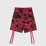 Hellstar Cargo Red Shorts Camo