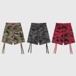 Hellstar Cargo Red /Browen Grey Shorts Camo