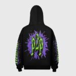 Hellstar Horror Book Hoodie back black