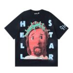 Hellstar Crochet Jesus black T-shirt