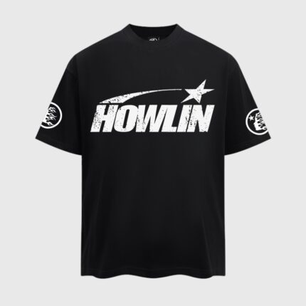 Hellstar x Howlin Ray's black T-Shirt