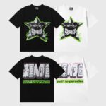 Hellstar Star white / black T-Shirt