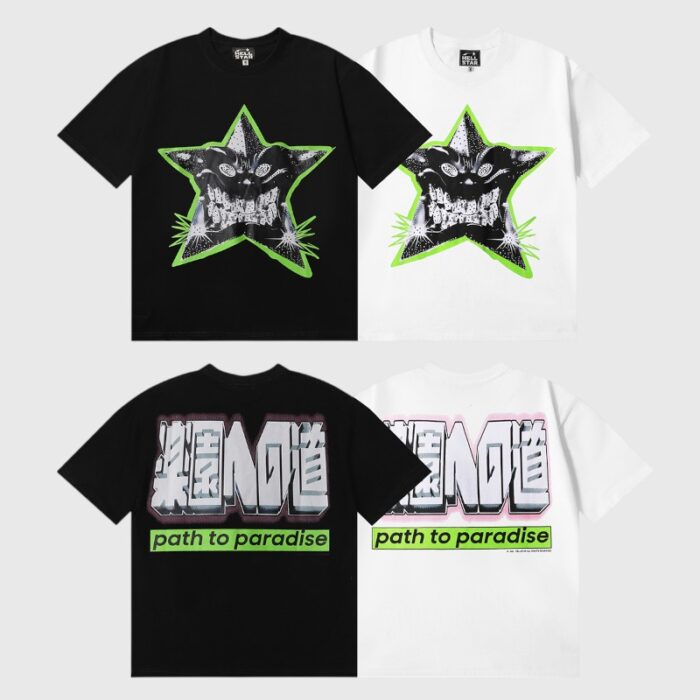Hellstar Star white / black T-Shirt