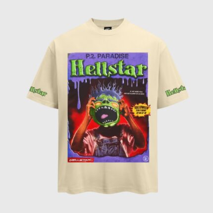 Hellstar Horror Book cream T-shirt