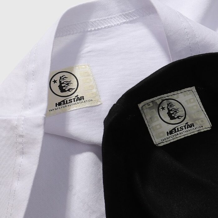Hellstar Star white / black T-Shirt