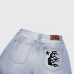 HELLSTAR BLACK FLAME JEANS - Image 5