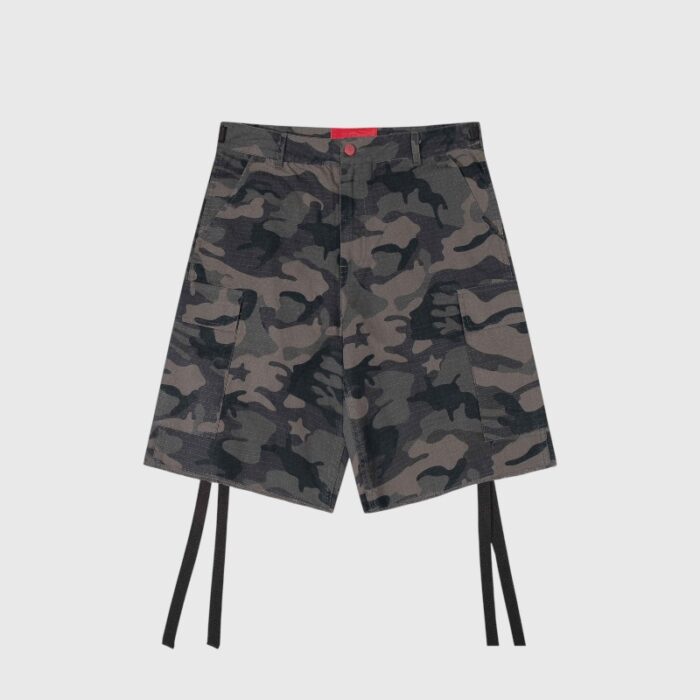 Hellstar Cargo Grey Shorts Camo