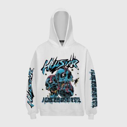 Hellstar Skeleton Bandage Retro Hoodie front
