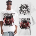 Hellstar Records print white T-shirt
