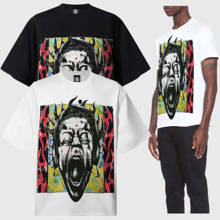 Hellstar Heaven Sounds Like black/ white T-Shirt