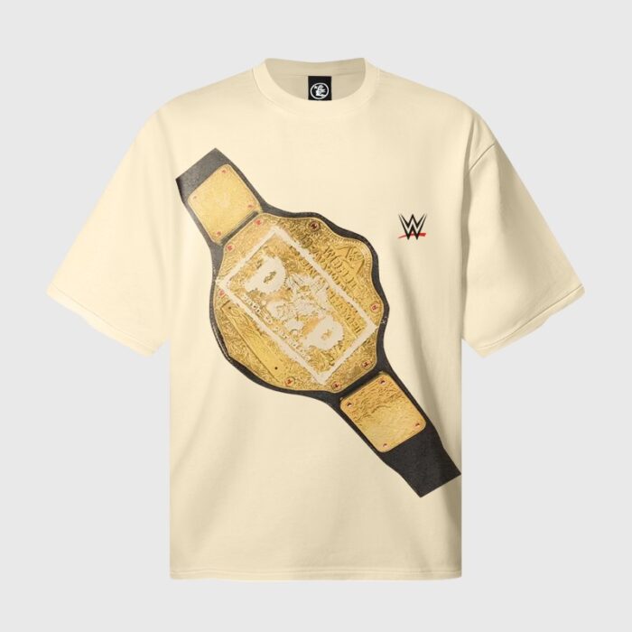 Hellstar WWE Heavyweight Championship cream T-Shirt