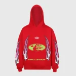 Hellstar Logo Print Hoodie