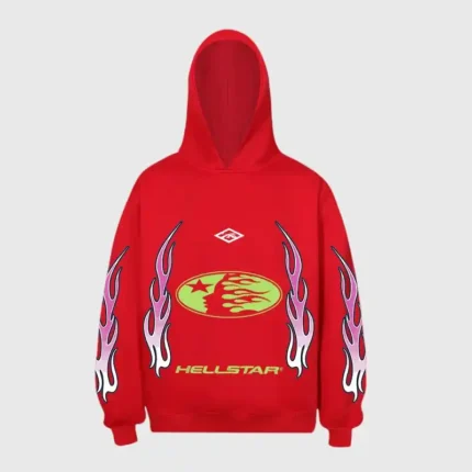 Hellstar Logo Print Hoodie