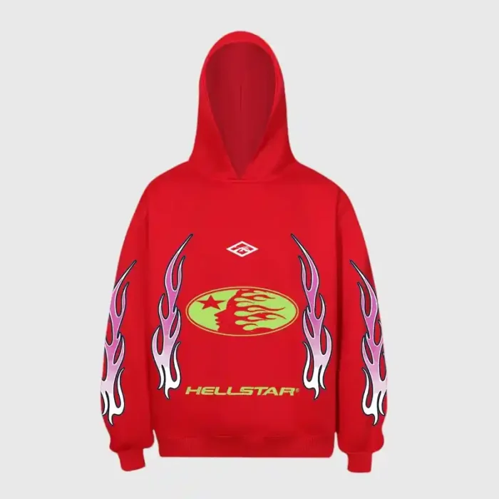 Hellstar Logo Print Hoodie