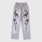 Hellstar Grey Future Flame Sweatpant