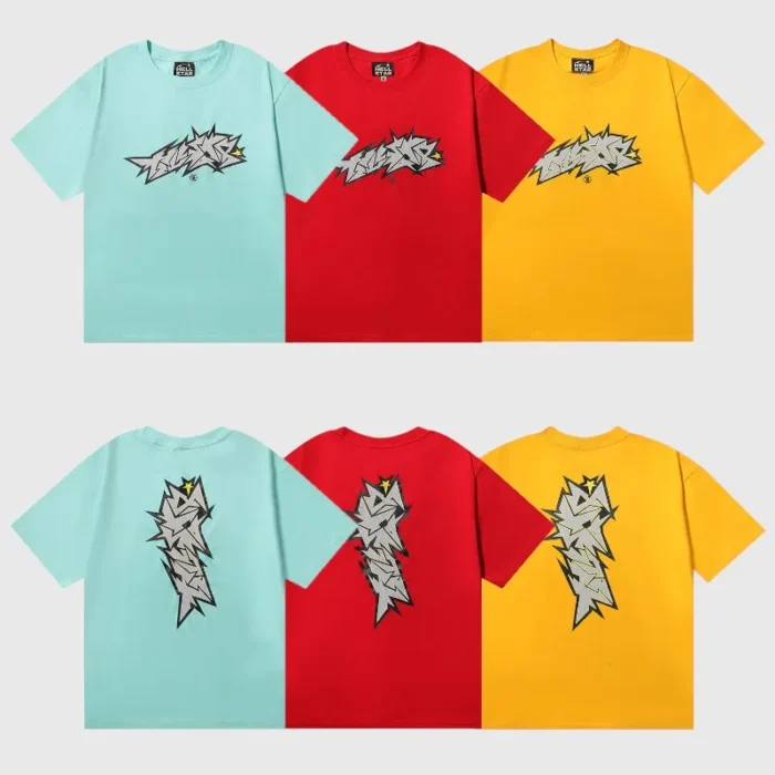 Hellstar Crack Print T-Shirt - Image 7