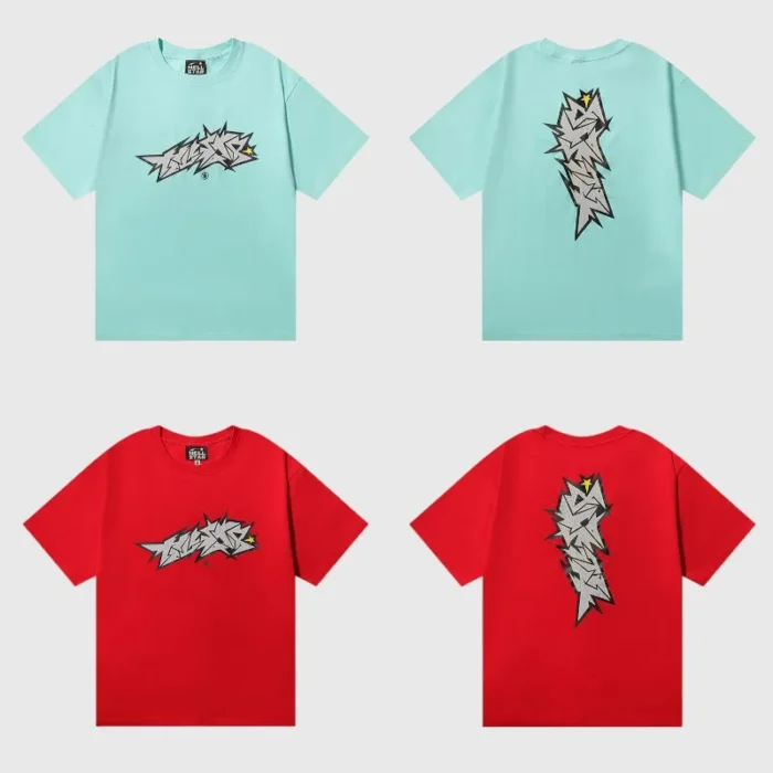 Hellstar Crack Print T-Shirt - Image 8