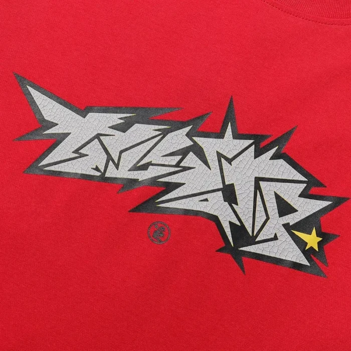 Hellstar Crack Print T-Shirt - Image 11