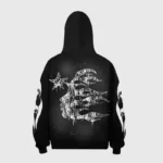 Hellstar Spiderweb Sport Logo Zip-Up Hoodie - Image 3