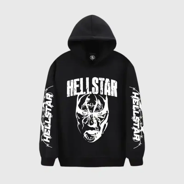 Hellstar Mask Print Hoodie - Image 2