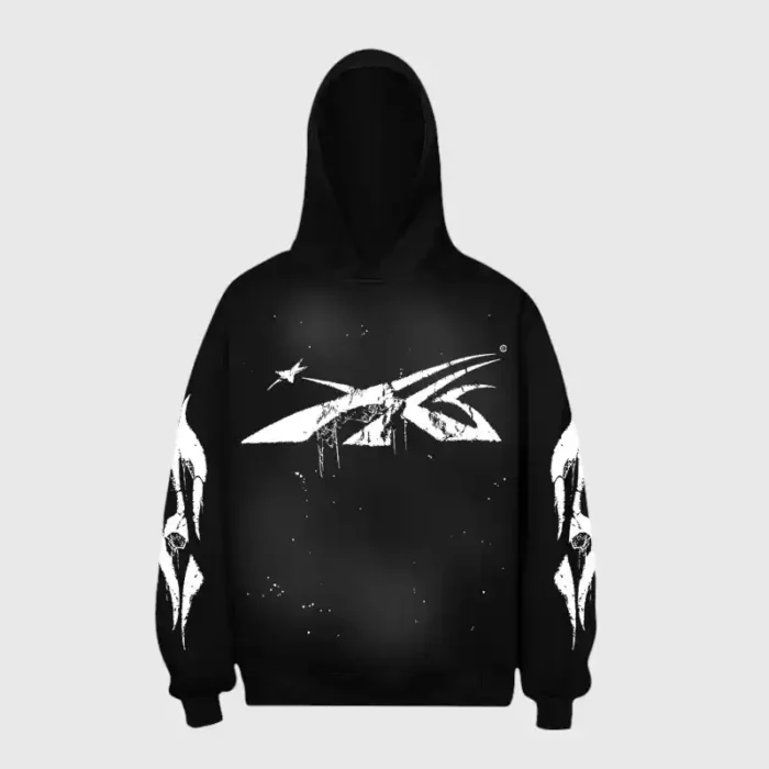 Hellstar Spiderweb Sport Logo Zip-Up Hoodie - Image 2