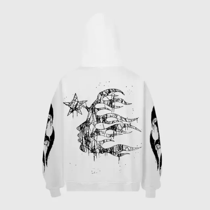 Hellstar Spiderweb Sport Logo Zip-Up Hoodie - Image 9