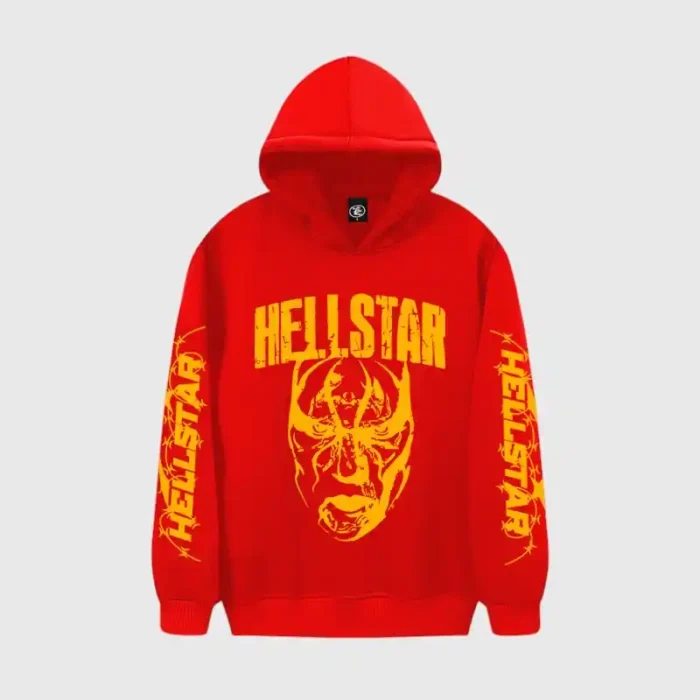 Hellstar Mask Print Hoodie - Image 10