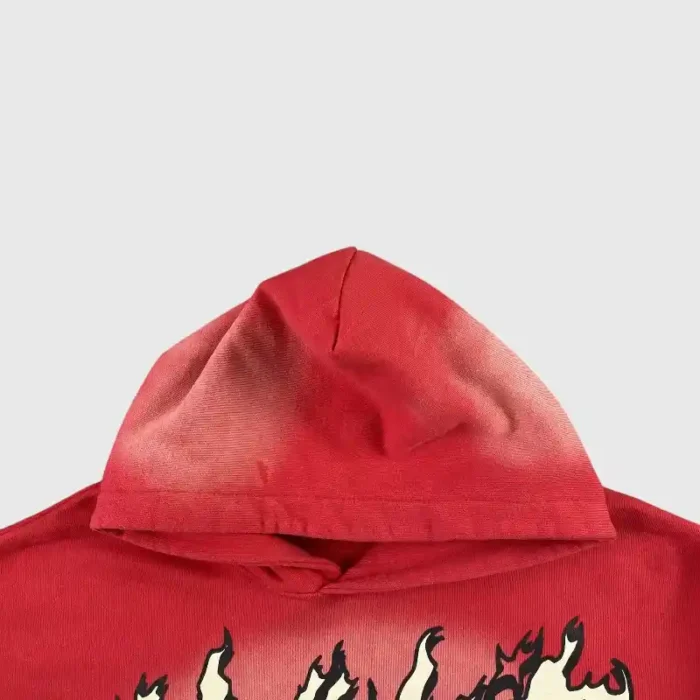 Hellstar Records Pullover Hoodie 'Lava' - Image 5