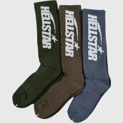 Hellstar Logo Socks (3 Pack) Tone Earth