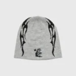 Hellstar Flame Beanie Grey