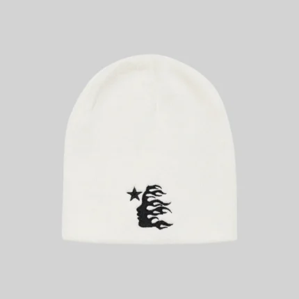 Hellstar White Beanie
