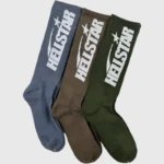 Tone Hellstar Logo Socks (3 Pack) Earth