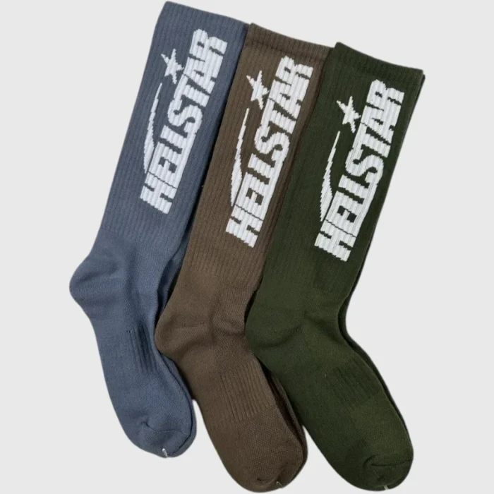 Tone Hellstar Logo Socks (3 Pack) Earth