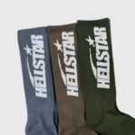 Tone Hellstar Logo Socks (3 Pack) Earth