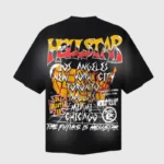 Hellstar Racing Skull Cotton T-Shirt Black