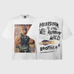 Hellstar Wrestlemania Hulk Hogan White T-Shirt
