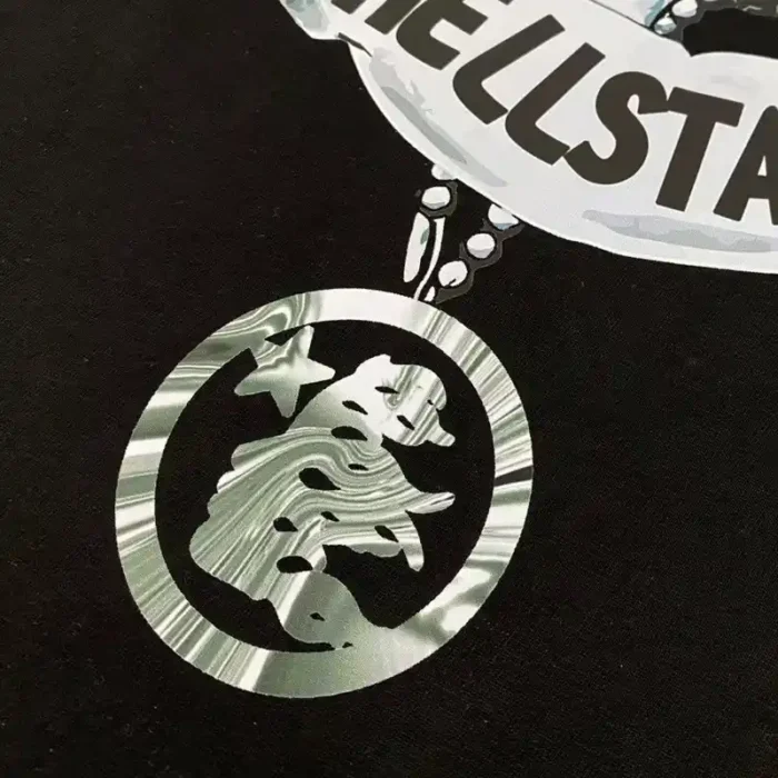 Hellstar Hand Prayer Print T-Shirt Black