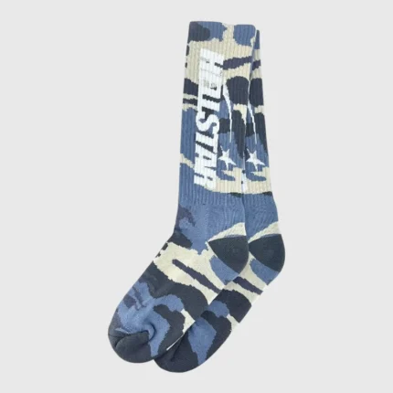 Hellstar Logo Socks (4 Pack) Camo Off White