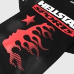 Hellstar Black T-Shirt printed Family Letter