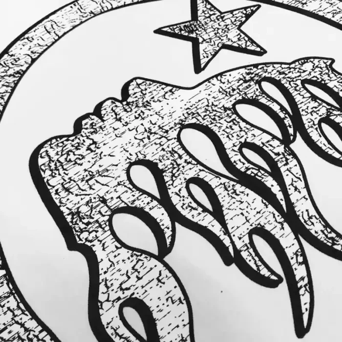 Hellstar White Graffiti T-Shirt