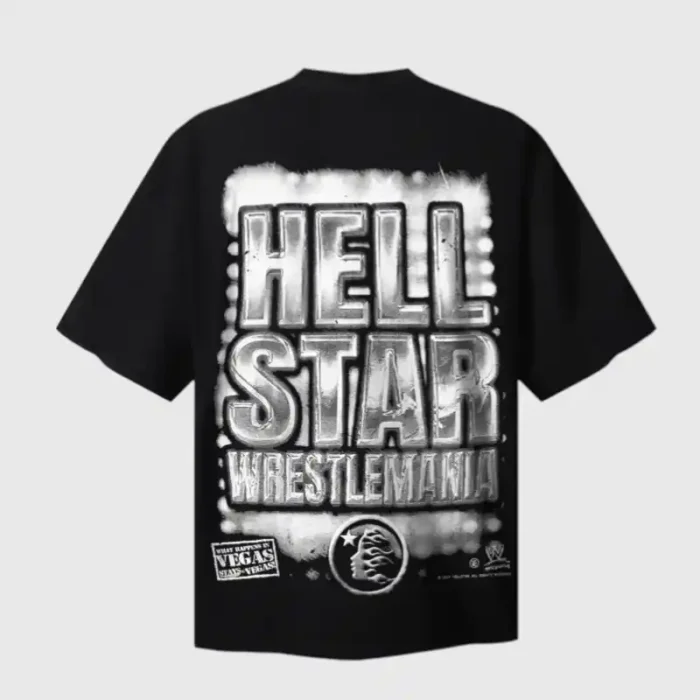 Hellstar x WWE Wrestlemania T-shirt Black