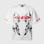 Hellstar Studios Flared T-Shirt White