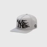 White Hellstar NY Snapback Hat