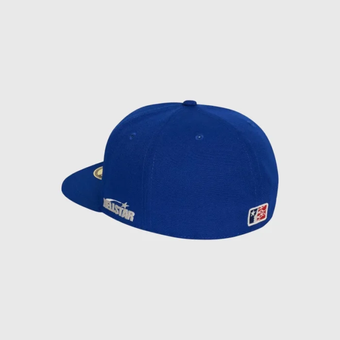 Blue Hellstar Baseball Fitted Hat