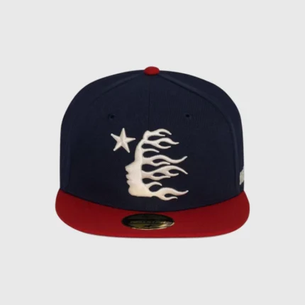 Hellstar Baseball Fitted Hats Dark Blue