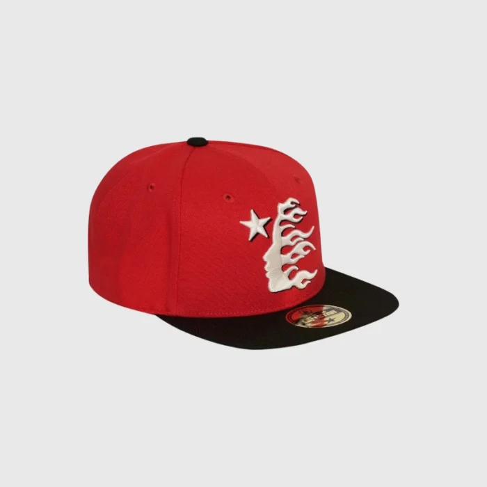Hellstar Baseball Fitted Hat Red