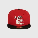 Hellstar Baseball Fitted Hat Red