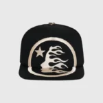 Black Hellstar Big Logo Trucker Snapback Hat