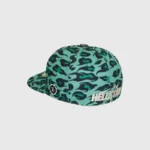 Hellstar Cheetah Print Fitted Hat Green